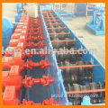 Hot dipped galvanized steel w-beam highway guardrail roll forming machinery